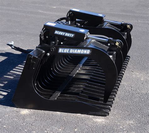 heavy duty log grapple for skid steer|rotating log grapple blue diamond.